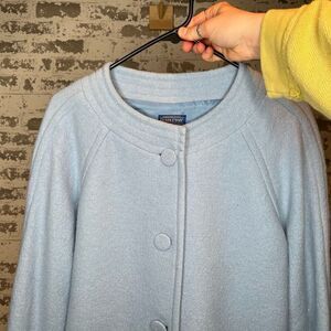 Pendleton | women vintage blue wool button down coat